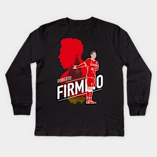 The Legend Bobby Firmino Kids Long Sleeve T-Shirt